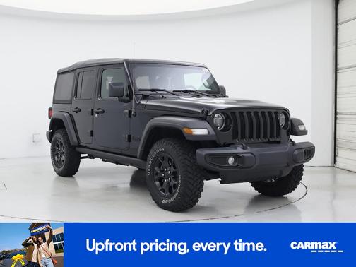 Black 2022 Jeep Wrangler Unlimited Willys