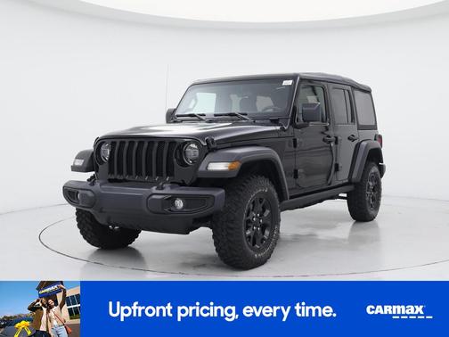 Black 2022 Jeep Wrangler Unlimited Willys