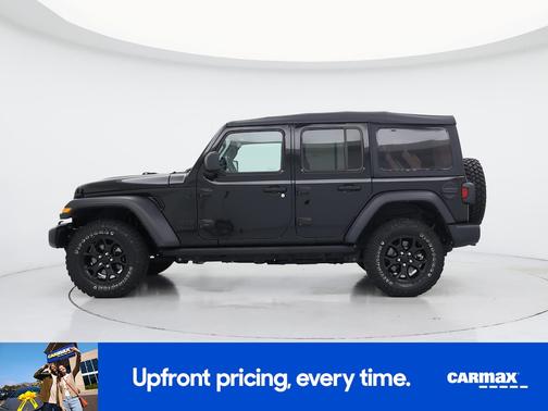 Black 2022 Jeep Wrangler Unlimited Willys