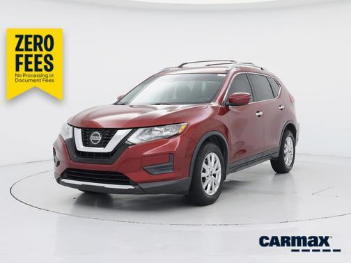 Red 2019 Nissan Rogue SV