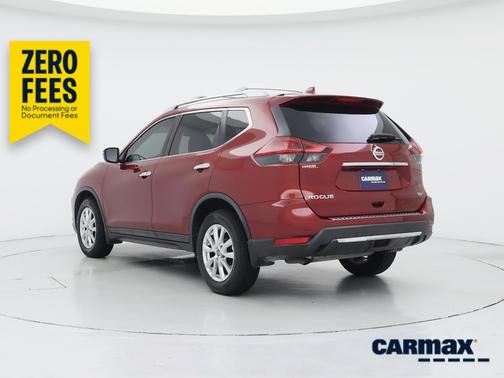 Red 2019 Nissan Rogue SV