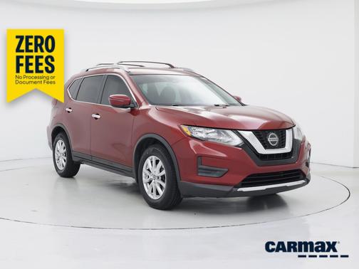Red 2019 Nissan Rogue SV