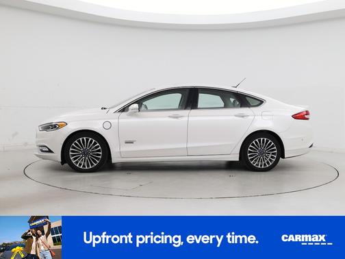 White 2017 Ford Fusion Energi Platinum