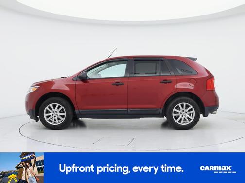 Red 2014 Ford Edge SEL