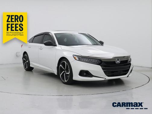 White 2022 Honda Accord Sport