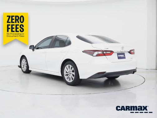 White 2021 Toyota Camry LE