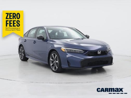 Blue 2025 Honda Civic Hybrid Sport Touring