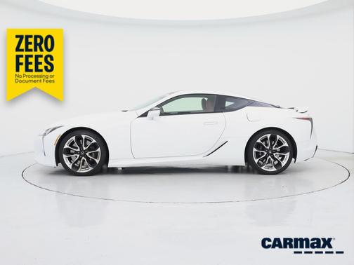 White 2022 Lexus LC 500