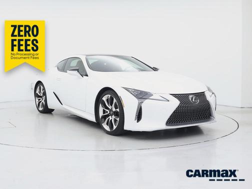 White 2022 Lexus LC 500