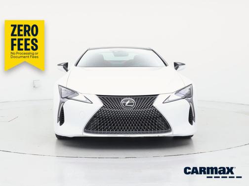White 2022 Lexus LC 500