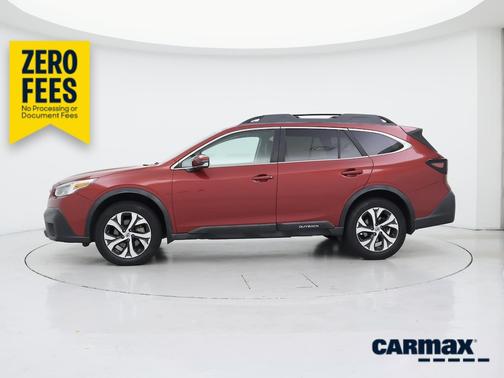Red 2020 Subaru Outback Limited XT