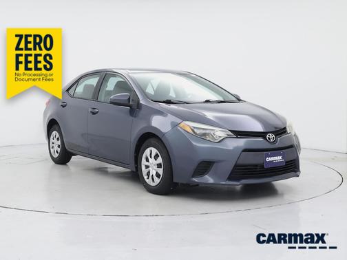 Blue 2015 Toyota Corolla LE