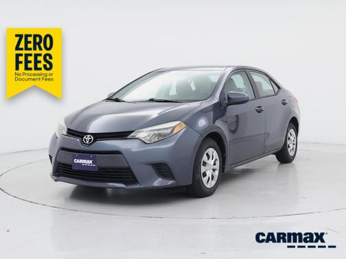 Blue 2015 Toyota Corolla LE
