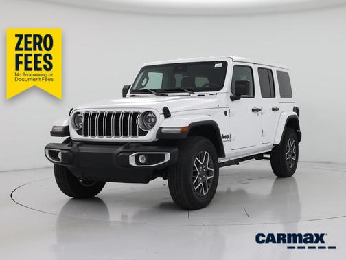 White 2025 Jeep Wrangler Sahara