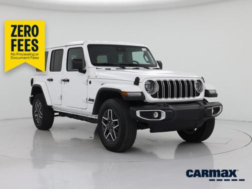 White 2025 Jeep Wrangler Sahara
