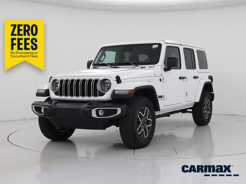 White 2025 Jeep Wrangler Sahara