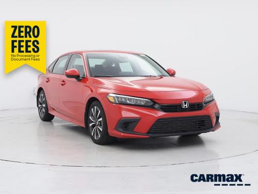 Red 2023 Honda Civic EX