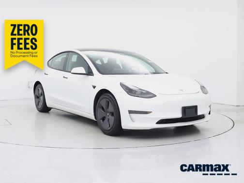 White 2021 Tesla Model 3 Standard Range Plus