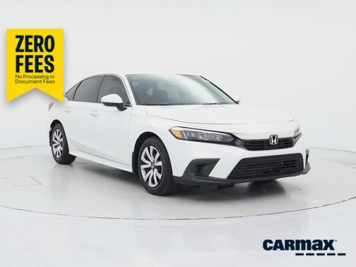 White 2024 Honda Civic LX
