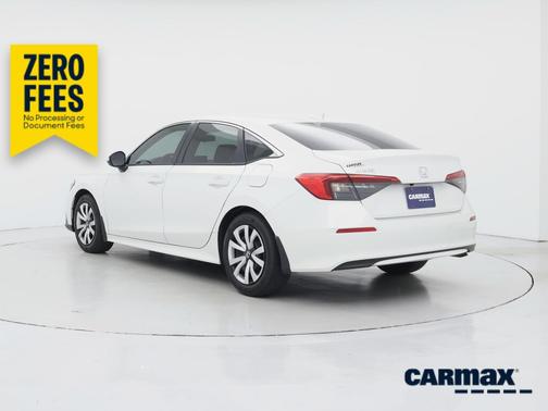 White 2024 Honda Civic LX