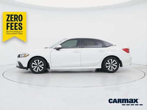White 2024 Honda Civic LX
