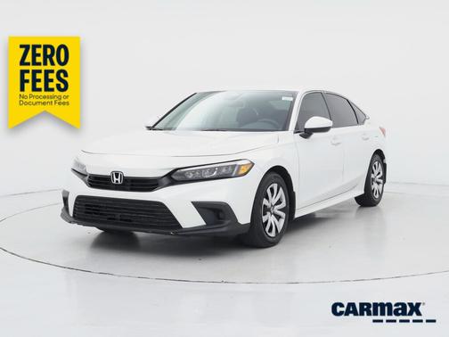 White 2024 Honda Civic LX
