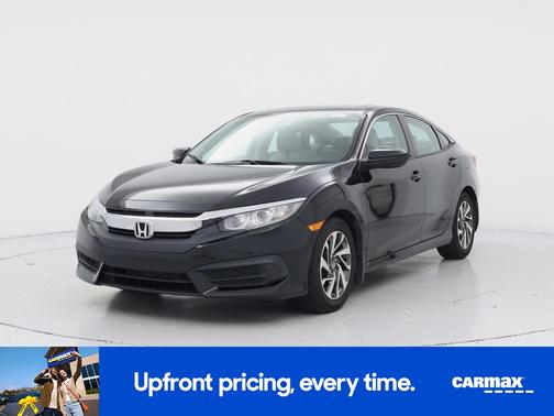 Black 2016 Honda Civic EX