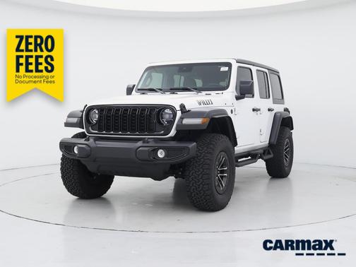 White 2024 Jeep Wrangler Willy's
