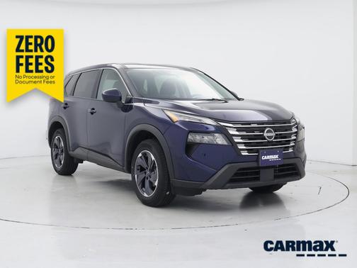 Blue 2025 Nissan Rogue SV
