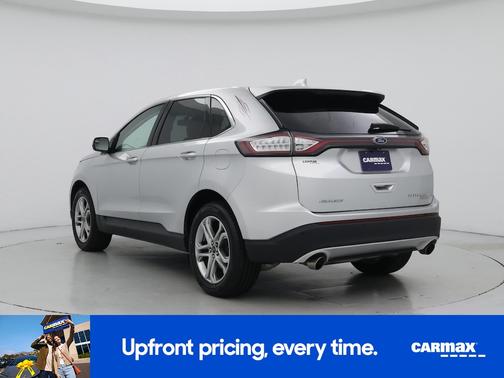 Silver 2018 Ford Edge Titanium
