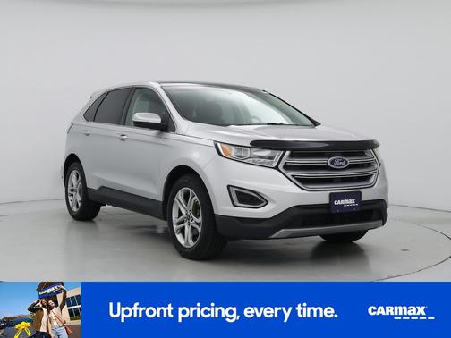 Silver 2018 Ford Edge Titanium