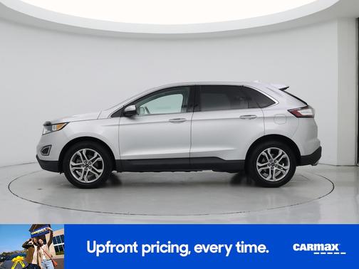 Silver 2018 Ford Edge Titanium