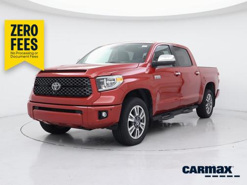 Red 2021 Toyota Tundra Platinum