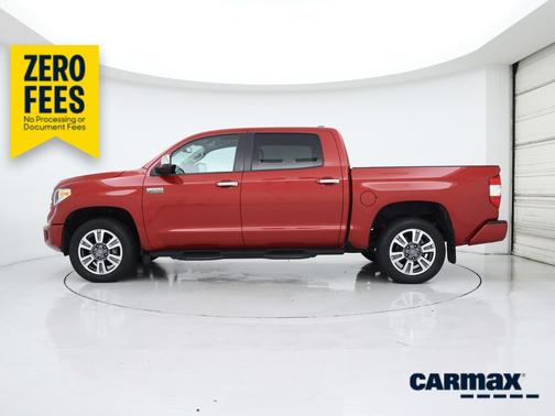 Red 2021 Toyota Tundra Platinum