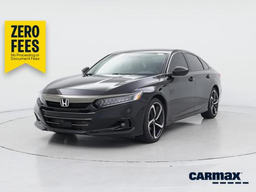 Black 2022 Honda Accord Sport SE