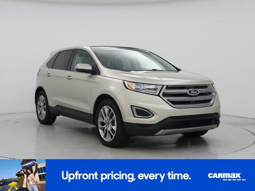 Gold 2017 Ford Edge Titanium