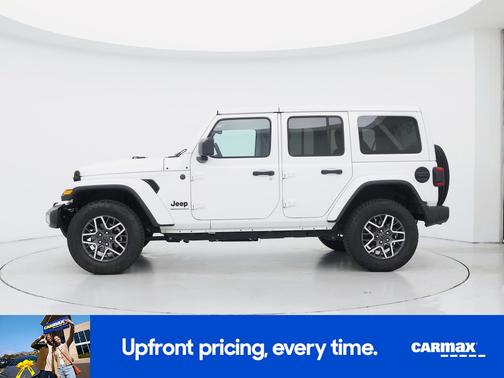 White 2025 Jeep Wrangler Sahara