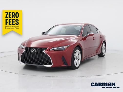 Red 2025 Lexus IS 300