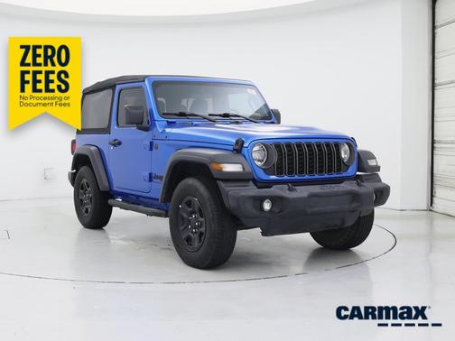 Blue 2024 Jeep Wrangler Sport