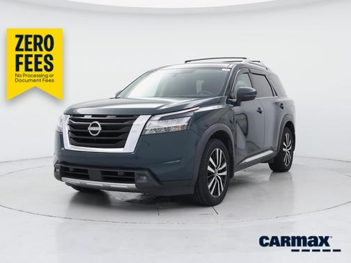 Green 2023 Nissan Pathfinder Platinum