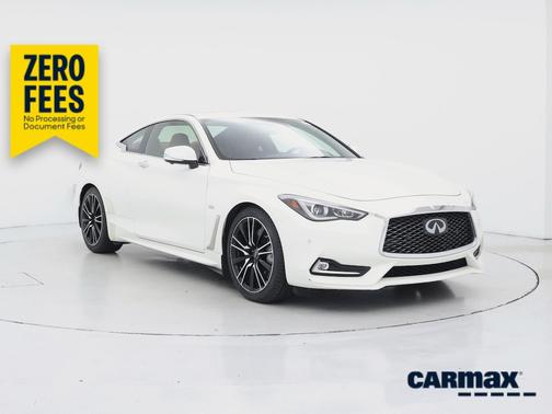 White 2018 INFINITI Q60 Sport
