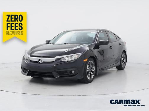 Black 2016 Honda Civic EX-L
