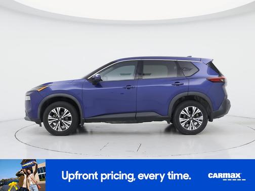 Blue 2021 Nissan Rogue SV