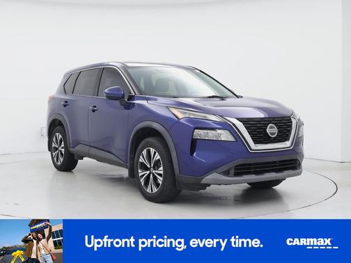 Blue 2021 Nissan Rogue SV