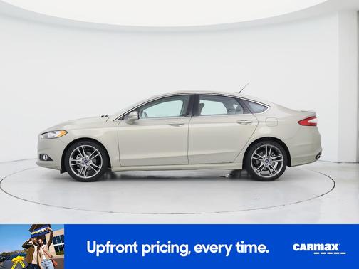 Tan 2015 Ford Fusion Titanium
