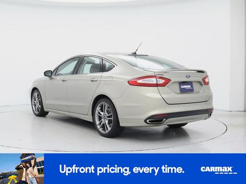 Tan 2015 Ford Fusion Titanium