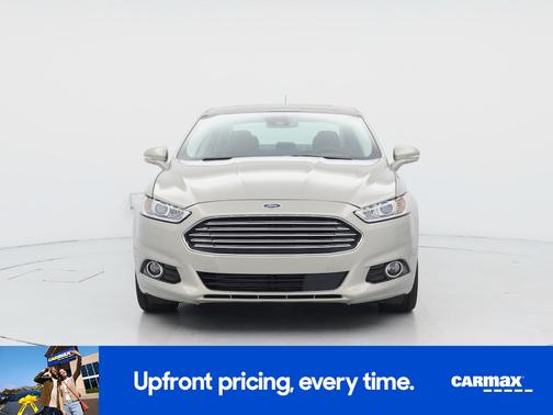Tan 2015 Ford Fusion Titanium