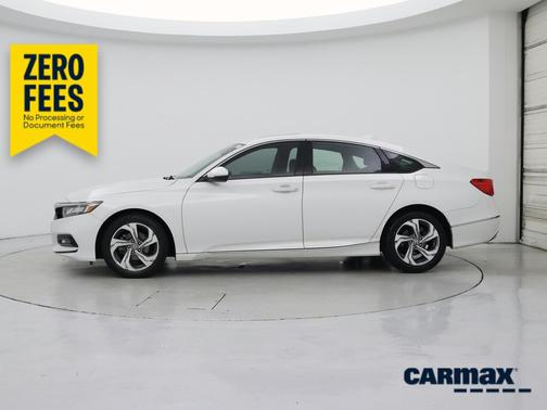 White 2018 Honda Accord EX-L
