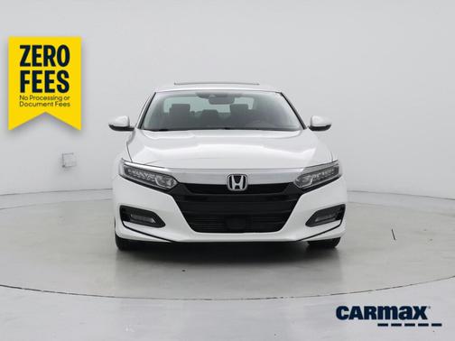 White 2018 Honda Accord EX-L