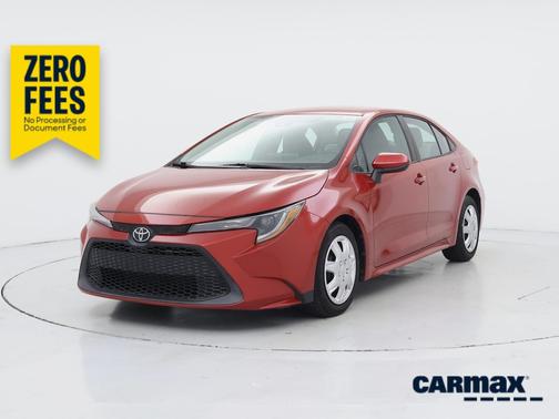 Red 2020 Toyota Corolla LE
